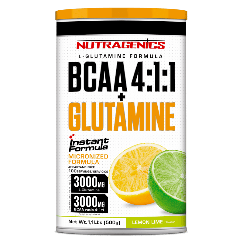 Nutragenics Bcaa 4:1:1+ Glutamina 500 gr - Imagen 2