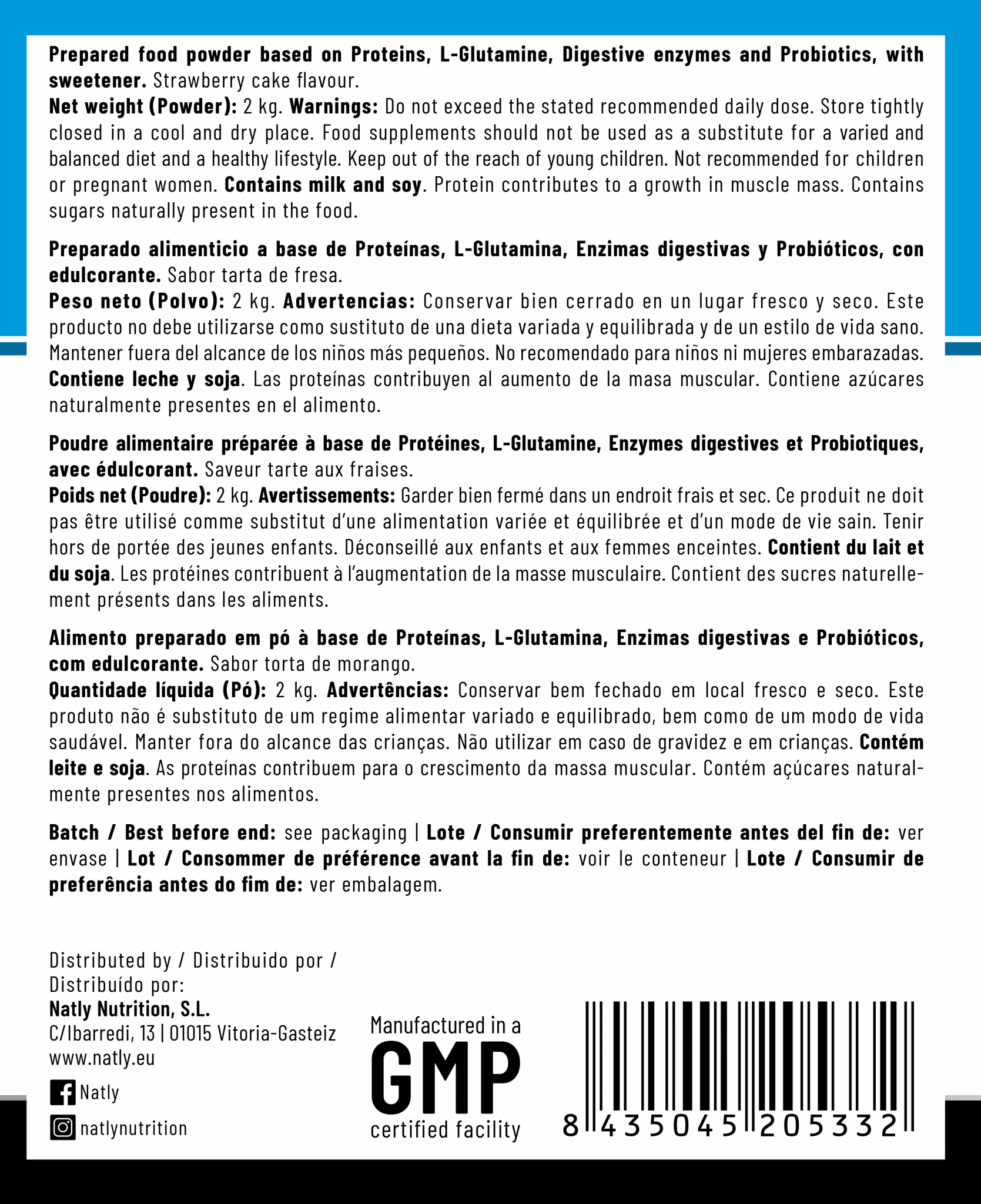 Natly Premium Whey 2 kg - Imagen 5
