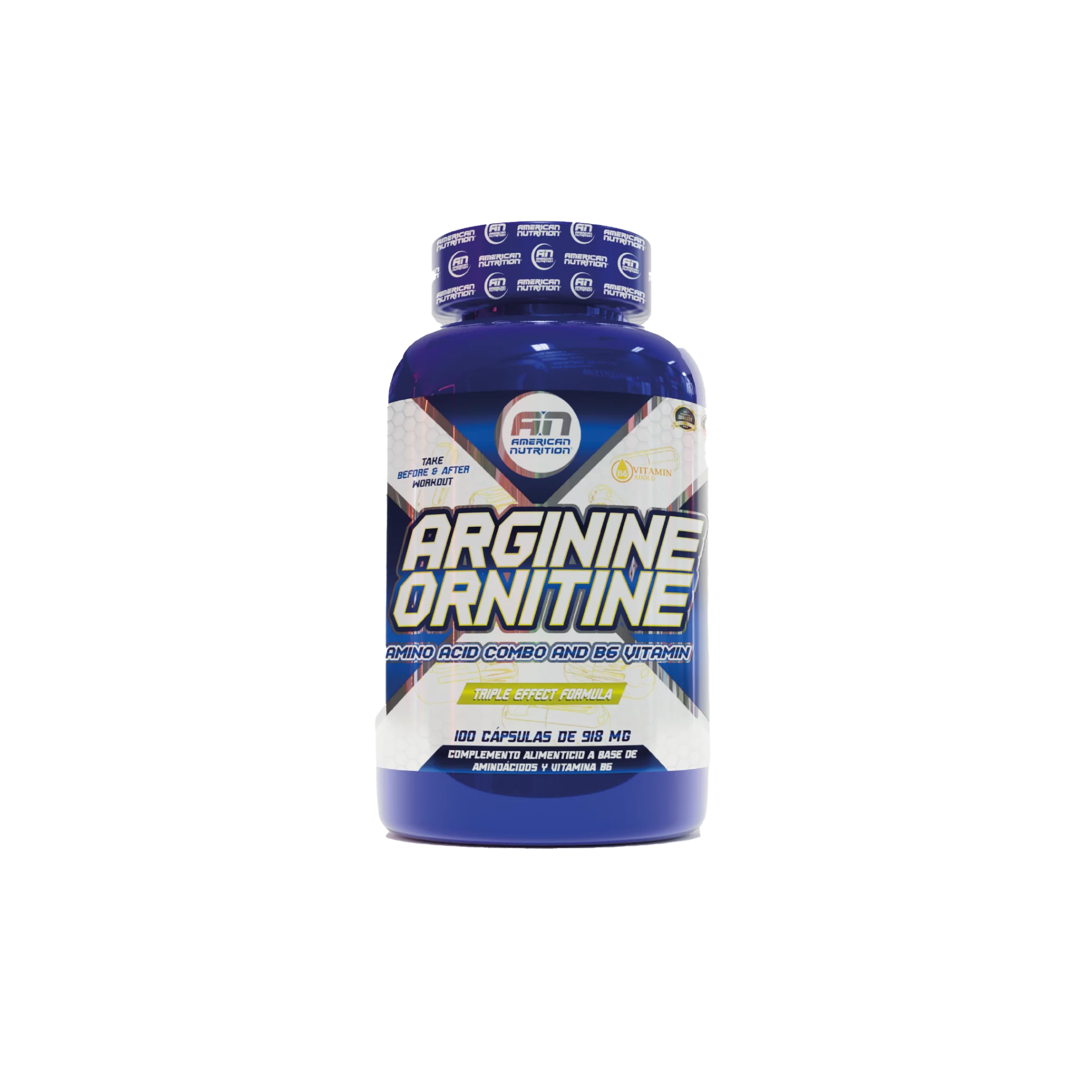 American Nutrition Arginina Ornitina 100 caps