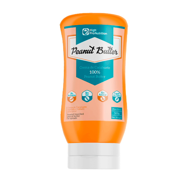 High Pro Nutrition Crema De Cacahuete 500 gramos