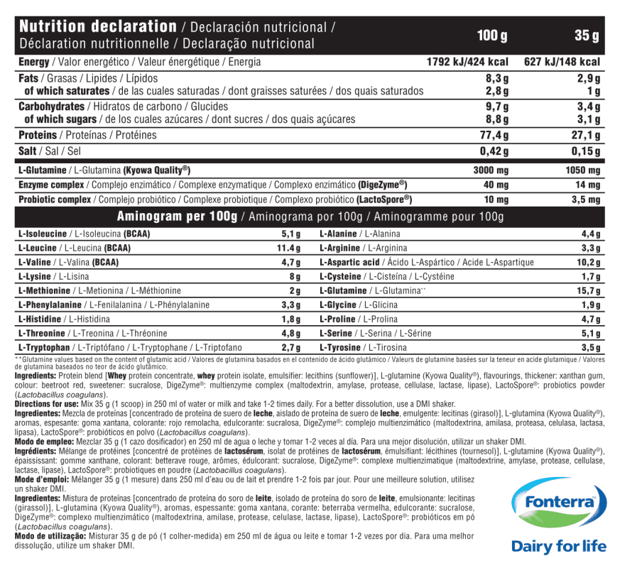 Dmi Essence Pro Whey 1 kg - Imagen 8