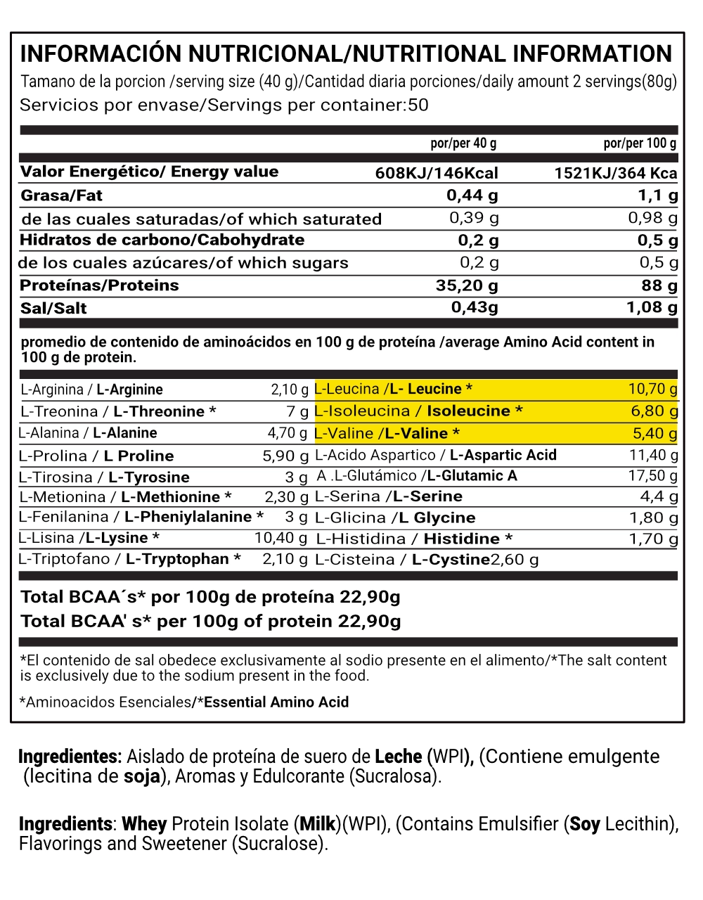 Maxtop Nutrition Isolate 100 2 kg - Imagen 5