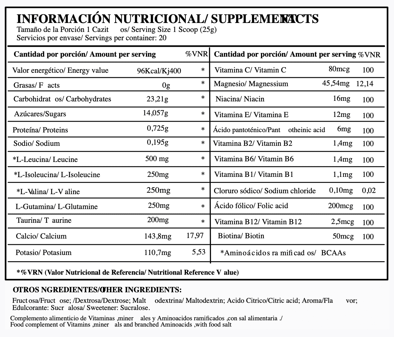 Maxtop Nutrition Isotonix 500 Grs - Imagen 2