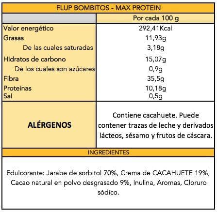 Max Protein Flup Bombitos - Imagen 2