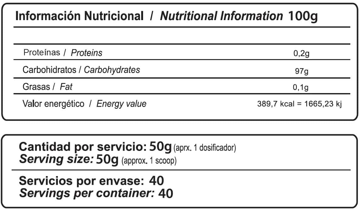 Maxtop Nutrition Waxy Maize 2 Kg Limón - Imagen 2