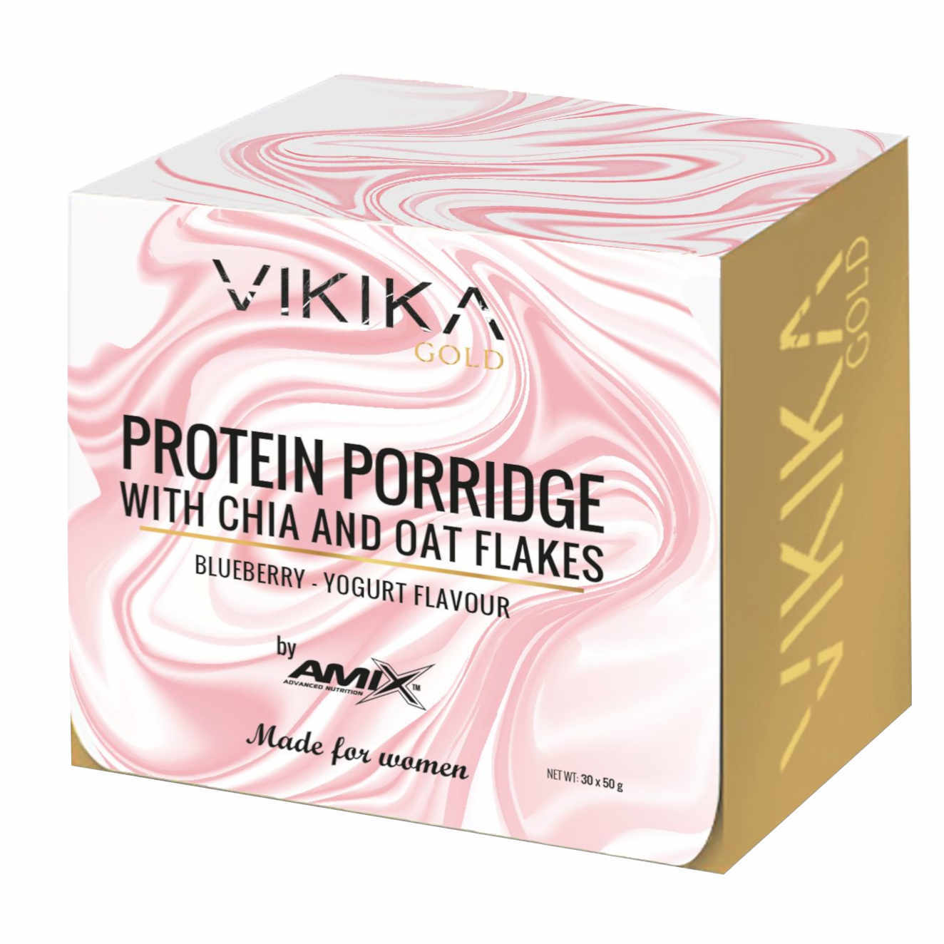 Vikika Gold Protein Porridge Con Chia Y Avena 30 Sobres