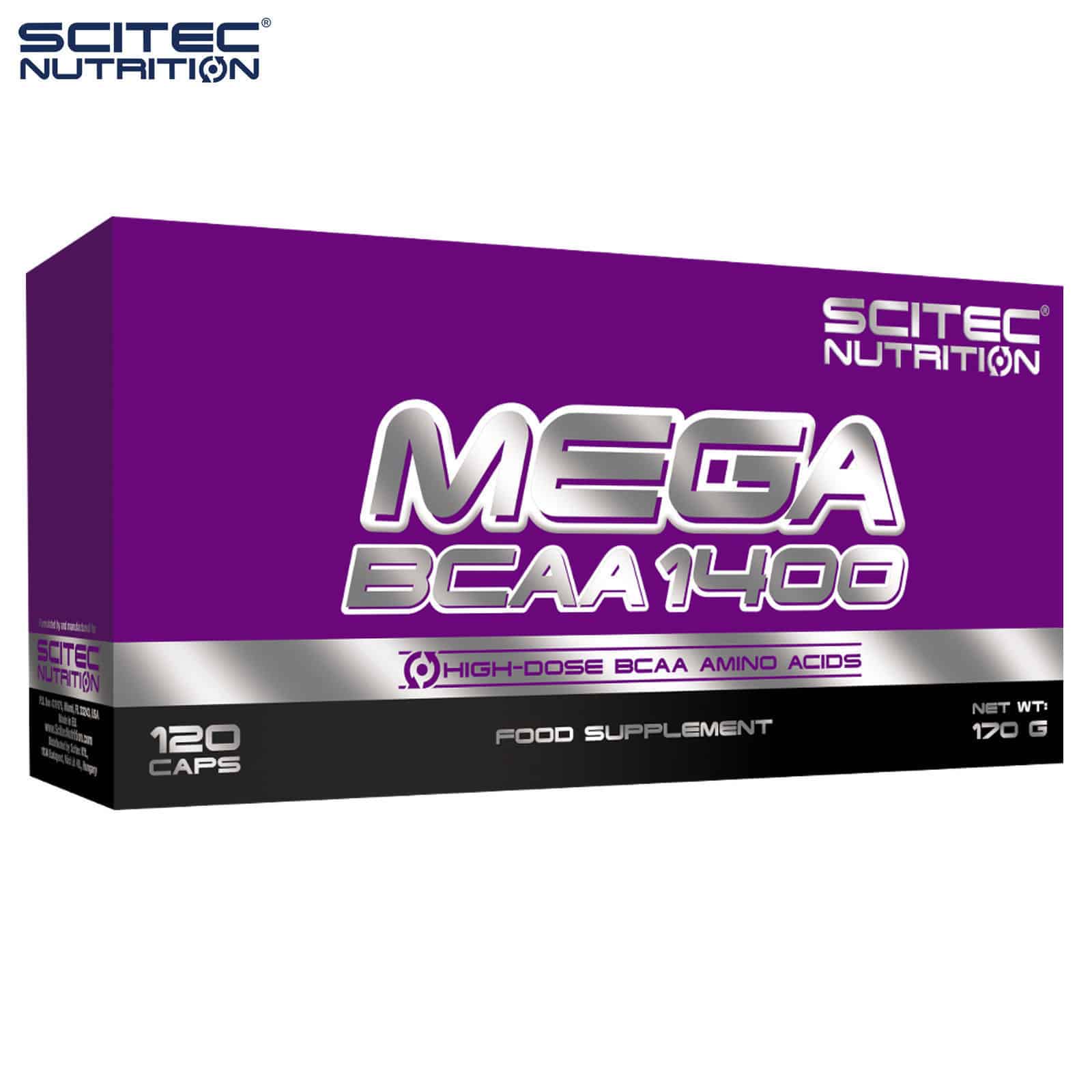 Scitec Nutrition Mega Bcaa 1400 120 Caps