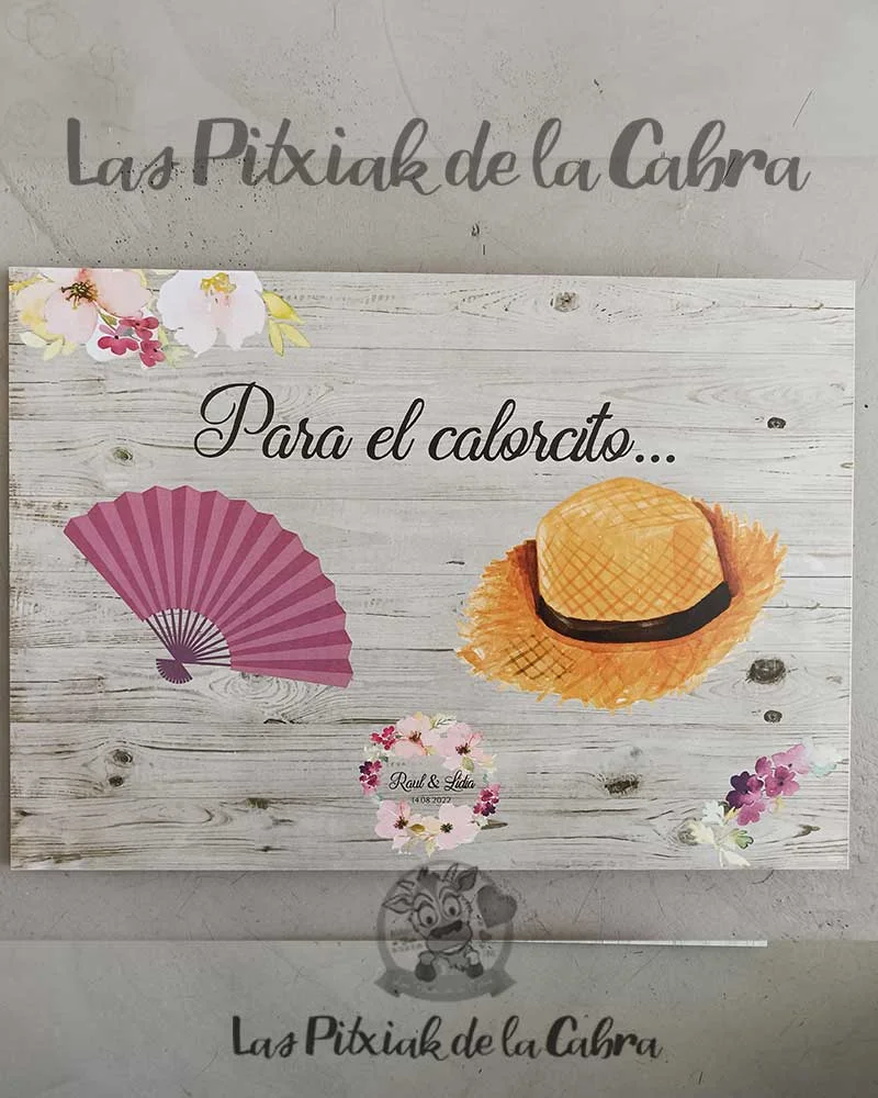 Cartel Calorcito Raúl&Lidia