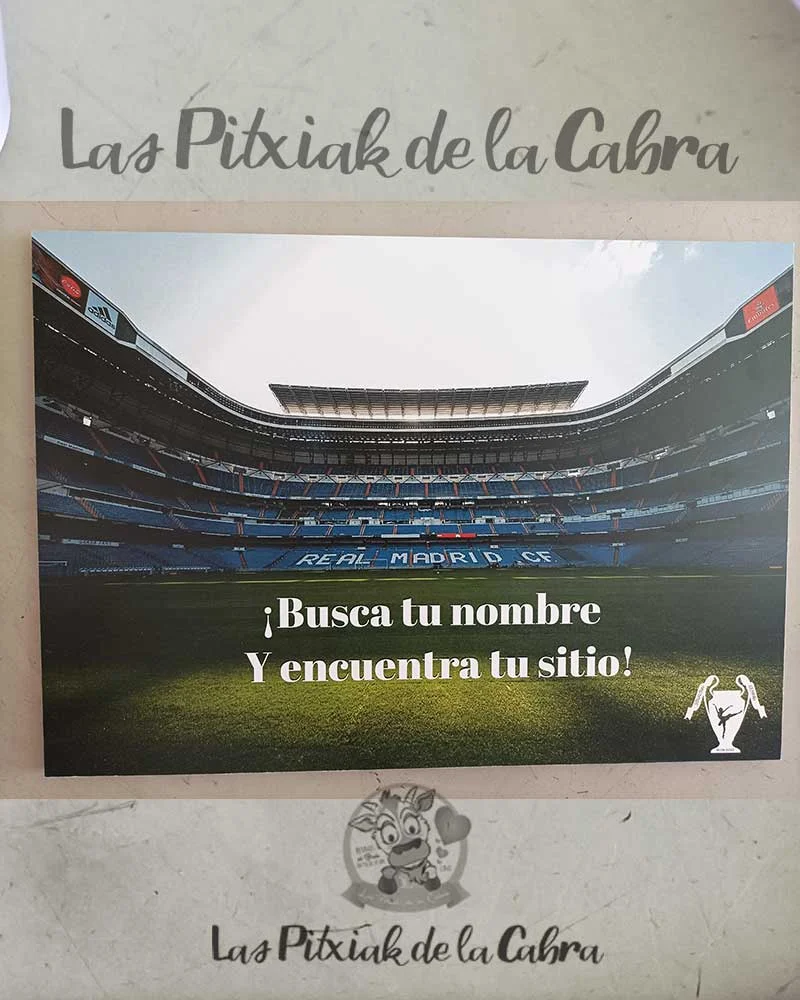 Cartel Sitio Estadio Fútbol